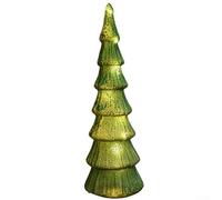 Gorgeous Glass Christmas Tree with Ambient Lighting Perfect for Any Room's Decor (E)