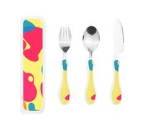 Gorgeous Gourd-Handle Cutlery Set â€“ Elegant 3-Piece Knife, Fork & Spoon Trio with Premium Pp Plastic Handles & 430 Stainless Steel Heads â€“ Perfect for Christmas, Parties, Picnics & Gifting