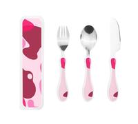 Gorgeous Gourd-Handle Cutlery Set â€“ Elegant 3-Piece Knife, Fork & Spoon Trio with Premium Pp Plastic Handles & 430 Stainless Steel Heads â€“ Perfect for Christmas, Parties, Picnics & Gifting