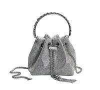 Gorgeous Handbag Diamonds Evening Bag with Handle Shoulder Bag Crossbody Bag All-Match for Night Parties