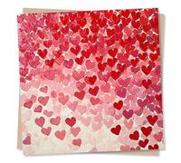 Gorgeous Hearts Birthday or Anniversary Card For Friend or Loved One - Romance, Heartfelt - For Women, Men, Husband, Wife, Girlfriend, Boyfriend, Relative - Valentines