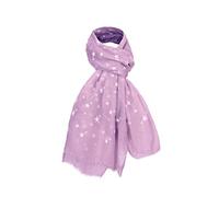 Gorgeous Lightweight Scarf for Women and Girls, Stars Design, Lightweight, Ultra Soft, Wear Day or Night as a Scarf, Sarong or Head Scarf, Extra Large 70x200cms (Lilac)