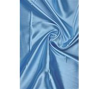 GORGEOUS SILKY SATIN FABRIC, DRESSMAKING, WEDDING, PROM - BABY BLUE- PER METRE