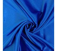 GORGEOUS SILKY SATIN FABRIC, DRESSMAKING, WEDDING, PROM - ROYAL BLUE - PER METRE by SUPGOD