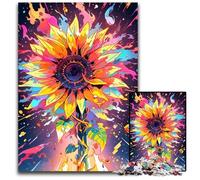 Gorgeous Sunflower 1000 Pieces Puzzle Gifts Difficult Puzzles for Adults Educational Brain Teaser, Artistic Home & Office Decor, Age 1000 PCS(38x26cm)