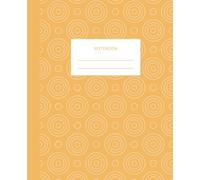 Gorgeous Yellow Color Composition Notebook - 1 Pack of Notebook Featuring 120 Pages of College Wide Ruled 80 GSM Paper with Paperback Cover - 9.75 x 7.5 in