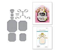 Gorgeous You Perfume Bottle Etched Dies from the Gorgeous You Collection