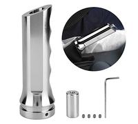 gorgeri aluminum alloy universal handbrake cover hand brake sleeve protector auto car silver 22mm 24mm