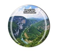 Gorges de l'Ardèche Vallon-Pont-dArc France Fridge Magnet Tourist Souvenir Crystal Magnetic Sticker