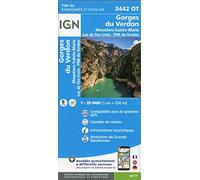 Gorges du Verdon / Moustiers-Ste-Marie /Lac de Ste-Croix gps: 3442OT (TOP 25)