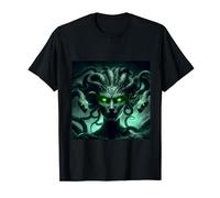 Gorgon Greek Mythology Horror Medusa Folklore Scary Graphic T-Shirt