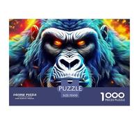 Gorilla 1000 Piece Jigsaw Puzzle - For Adults & Kids - Jungle Ape Unique, Brainteasing, Whole-family Fun, Collectible 70x50cm/1000pcs