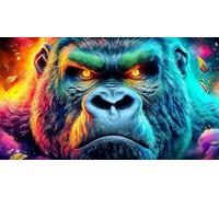 gorilla 1000 Piece Jigsaw Puzzles for Adults Educational Games Jigsaw Puzzle Home Decors for The Whole for Women, Gifts for Mengorilla75x50cm/1000pcs