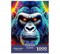 Gorilla 1000 Pieces Jigsaw Adults Game Challenging Cool And Cute Creative Gifts Women And Man Beautiful Decoration Jigsaw 70x50cm/1000pcs