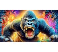 gorilla 1000 Pieces Jigsaw Puzzles for Adults Challenging Game Jigsaw Puzzle Home Decoration for The Whole for Women, Gifts for Men 38x52cm/1000pcs