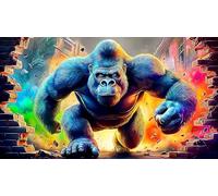 gorilla 1000 Pieces Jigsaw Puzzles for Adults Challenging Game Jigsaw Puzzle Home Decors for Adults and Kids Age 12 Years Up 38x52cm/1000pcs