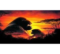 gorilla 1000 Pieces Jigsaw Puzzles for Adults Challenging Game Jigsaw Puzzle Home Decors for Men Women Elders Seniors 75x50cm/1000pcs