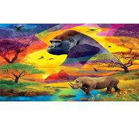 gorilla 1000 Pieces Jigsaw Puzzles for Adults Family Challenge Toys Jigsaw Puzzle Home Decors for Adults Gifts 38x26cm/1000pcs