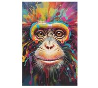Gorilla 1000 Pieces of Puzzles for Adults And Children - Wooden Puzzles, Stress Relief Games And Unique Gifts 78×53cm