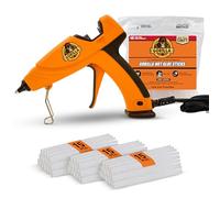Gorilla 104987 Full Size Hot Glue Gun and Sticks, Gun & Glue, Orange