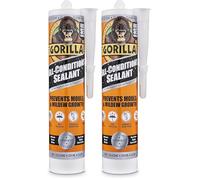 Gorilla 1144110 All Conditions Sealant Silicone Clear 295ml (Pack of 2)