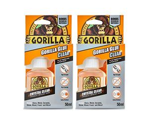 GORILLA 1244009 Glue Clear 50ml (2 Pack)