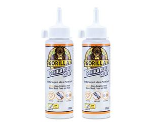 GORILLA 1244505 Glue Clear 170ml (2 Pack)