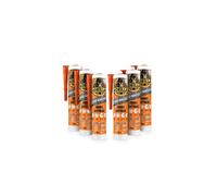 Gorilla 2044003 Heavy Duty Grab Adhesive White 290ml (Pack of 6)
