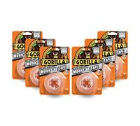 Gorilla 3044100 Double Sided Mounting Tape Clear 1.5m (6 Pack)