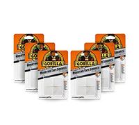 Gorilla 3044111 Mounting Tape Squares Crystal Clear (Pack of 6)