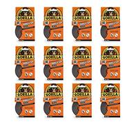 Gorilla 3044401 Tape Handy Roll Black 9m, (Pack of 12)