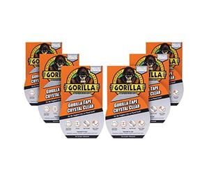 Gorilla 3044701 Tape Duct Tape Crystal Clear 48mm x 8.2m (Pack of 6)