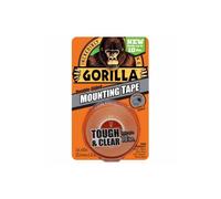 Gorilla 6065001 1 x 60 in. Tough & Clear Mounting Tape Roll