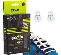 Gorilla - Trail Running Elastic Shoelaces - Exceed your Sports Goals - Save Time, Goodbye Knots Hello Comfort - Ultra Resistant Self-Locking - 123 cm