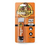 Gorilla All Purpose Epoxy Putty, Grey - High Strength, Waterproof† Repair Putty | For Permanent Plumbing‡ & Automotive‡, Gap Filling & Household Fixes
