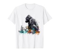 Gorilla Artwork | Ârchitecture City Art Animal Gorilla T-Shirt