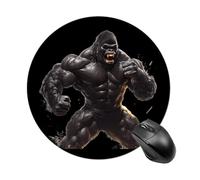 Gorilla Beast Bodybuilding Round Mouse Pad for Office Home