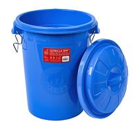 Red Gorilla Bin with Clip Lid - 30l - Blue