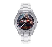 Gorilla Boxing Champion Business Watch for Men Metal Band Watches Casual Gift Three-Hand Wrist Watch for Boyfriend Father