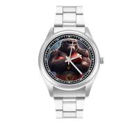 Gorilla Boxing Champion Watch for Men Metal Band Watches Business Gift Three-Hand Wrist Watch for Boyfriend Father