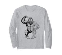Gorilla Built by Nature Primal Strength Geometric Power Long Sleeve T-Shirt