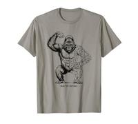Gorilla Built by Nature Primal Strength Geometric Power T-Shirt