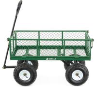 Gorilla Carts Steel Garden Cart With Removable Sides With A Capacity Of 400 Lb, Green