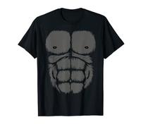 Gorilla Chest Belly TShirt Monkey Ape Muscle Kids Adult Fanc T-Shirt