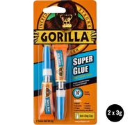 Gorilla Super Glue Transparent 3g Pack of 2