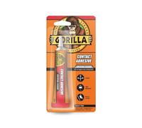 Gorilla Contact Adhesive Clear 20G - 2 Pack - Fast-Setting, Waterproof Glue For Permanent Bonds