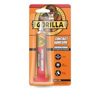 Gorilla Contact Adhesive Clear, 20ml - Crystal Clear All-Purpose Glue | 100% Waterproof & Paintable | No-Run Formula, Repositionable & Permanent Bond