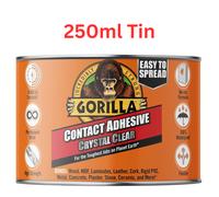 Gorilla Contact Adhesive Clear 75g-250ml Waterproof Wood Glass Fabric Plastic uk