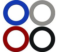GORILLA DARTS PU Dartboard Surround Wall Protector Blue Grey Red Black (Red)