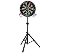 Gorilla Darts Set Treble 20 Dartboard & Arrow Pro Tripod Stand With FREE DARTS